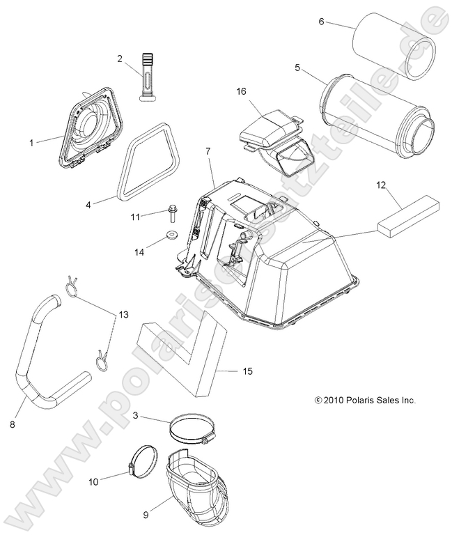 ENGINE, AIR INTAKE (Built 10/23/10 and After)