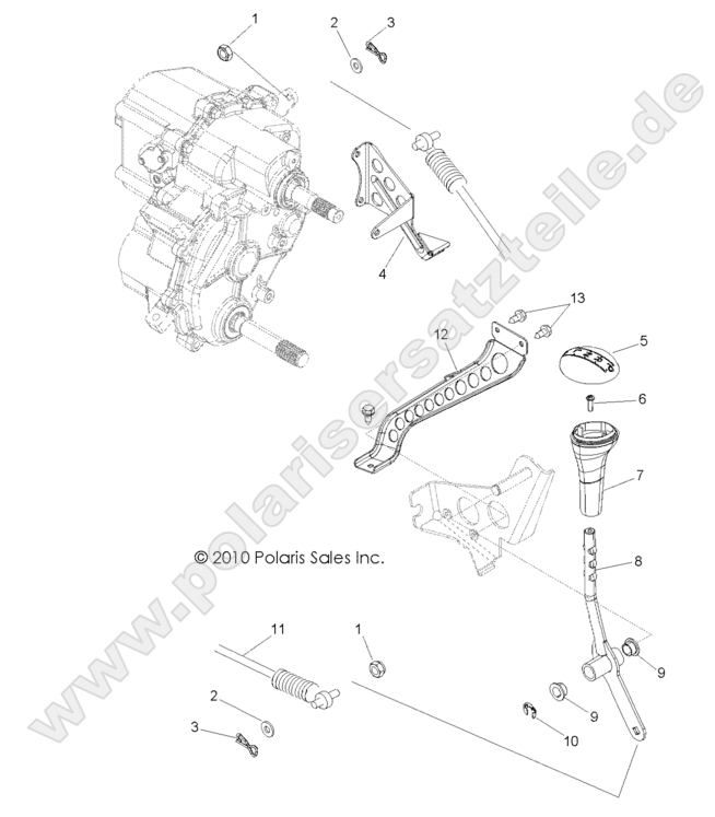 DRIVE TRAIN, GEAR SELECTOR DRIVE TRAIN, GEAR SELECTOR