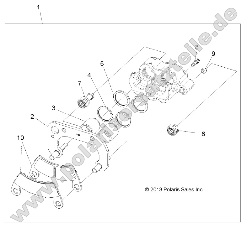 Brakes, Caliper, Front Brakes, Caliper, Front