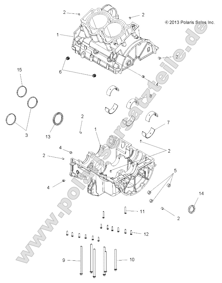 Engine, Crankcase Engine, Crankcase