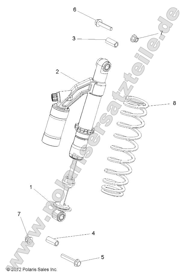 Suspension, Shock, Rear, Mounting Suspension, Shock, Rear, Mounting