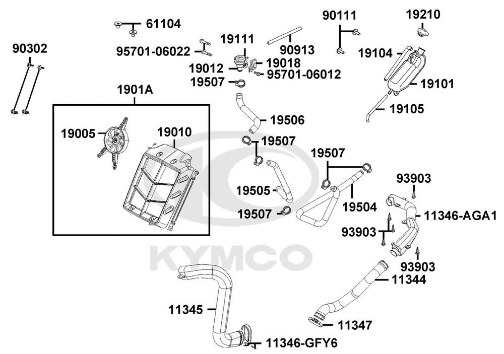 Kühlanlage & Luftschlauch Variomatik Kühlanlage & Luftschlauch Variomatik