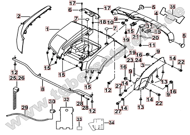 Heckverkleidung Heckverkleidung