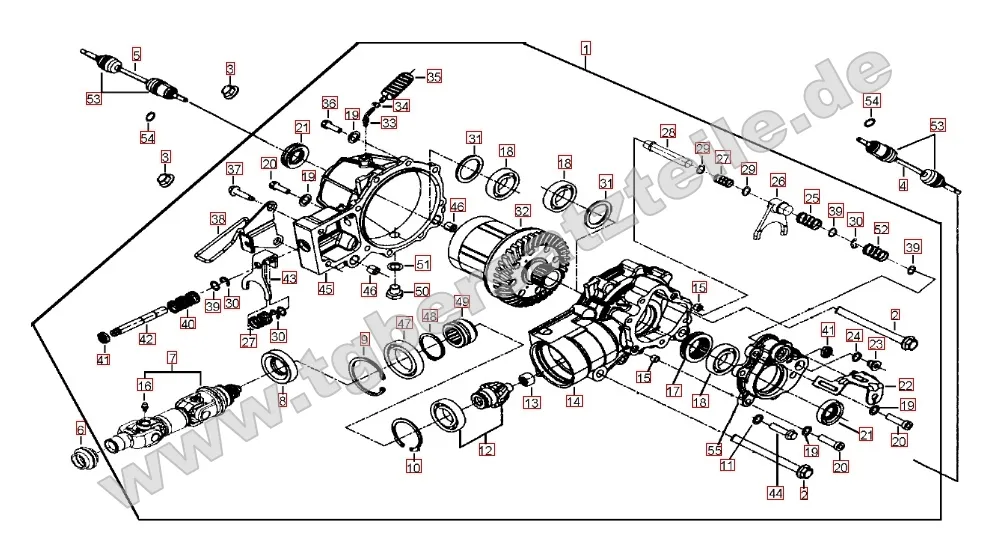 Differenzial vorne Differenzial vorne