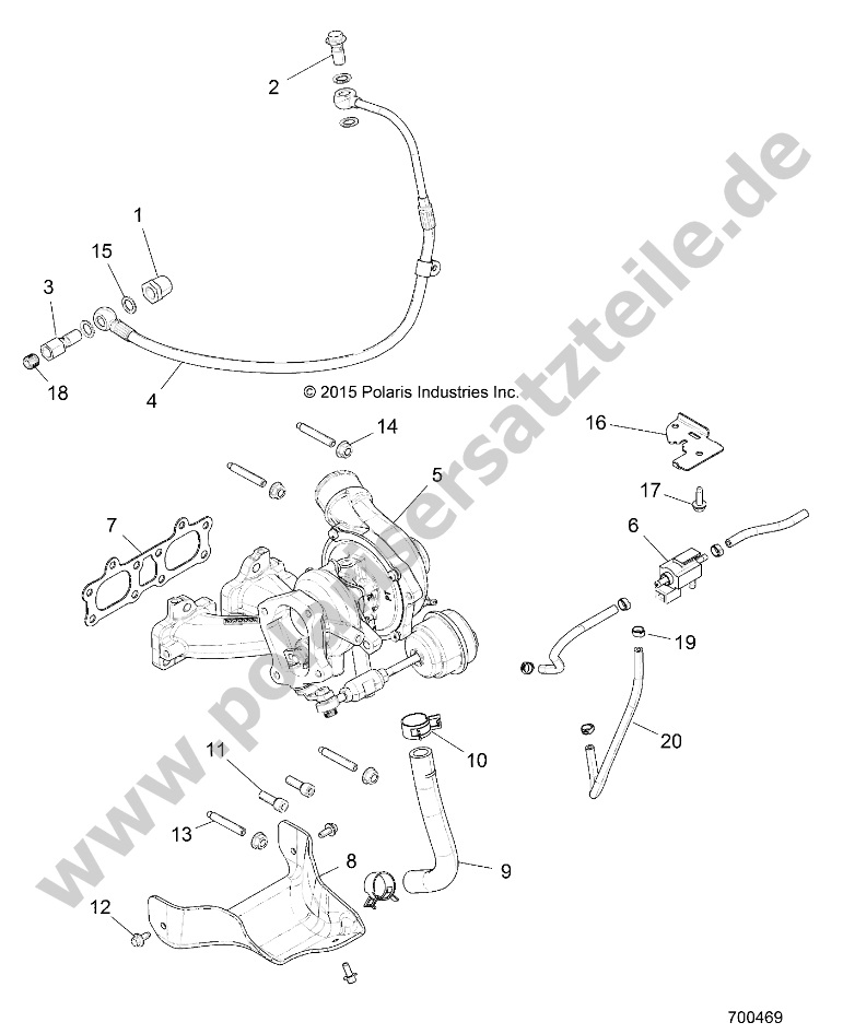 ENGINE, TURBO CHARGER MOUNTING ENGINE, TURBO CHARGER MOUNTING