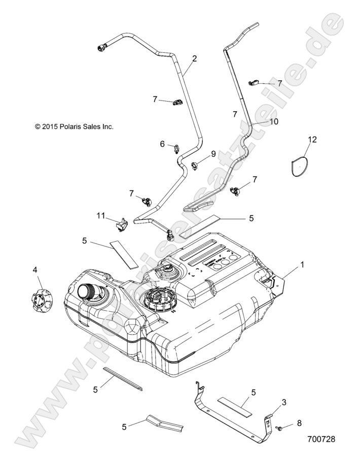 BODY, FUEL TANK BODY, FUEL TANK