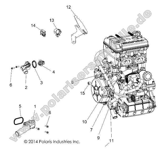 Engine, Cooling, Thermostat and Bypass Engine, Cooling, Thermostat and Bypass