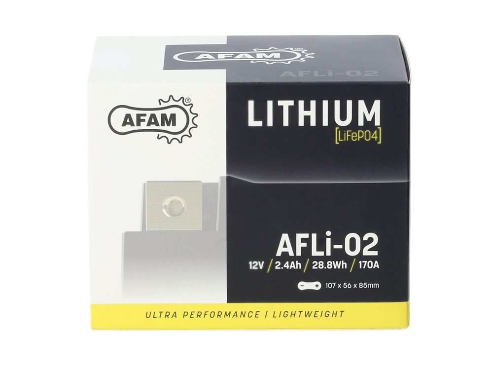 AFAM AFLi-02 Lithium Ionen Batterie 12V LiFePO4 (YTZ5S-BS YTZ5S YTZ7S YTZ6V YTX7L-BS LFP01 HJ01)