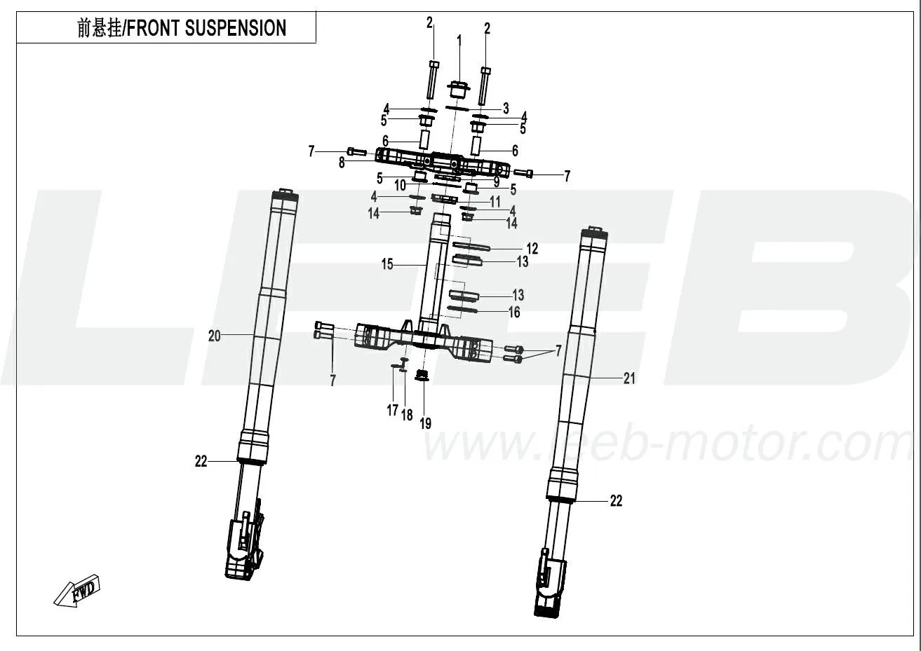 Vorderradaufhängung 