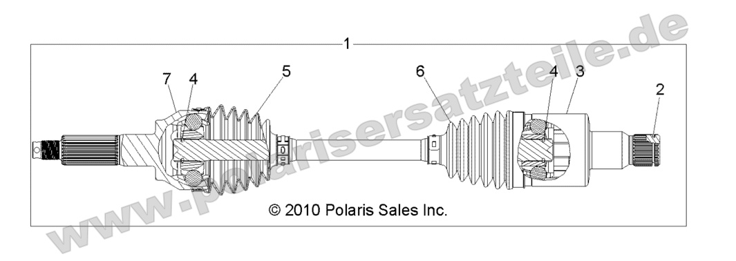 DRIVE TRAIN, REAR HALF SHAFT DRIVE TRAIN, REAR HALF SHAFT