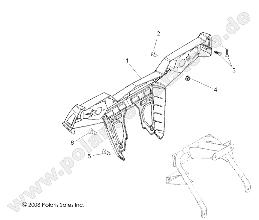 BODY, REAR BUMPER