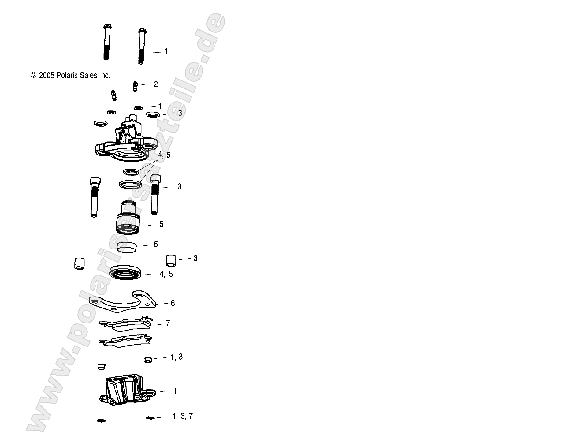 CALIPER, REAR CALIPER, REAR