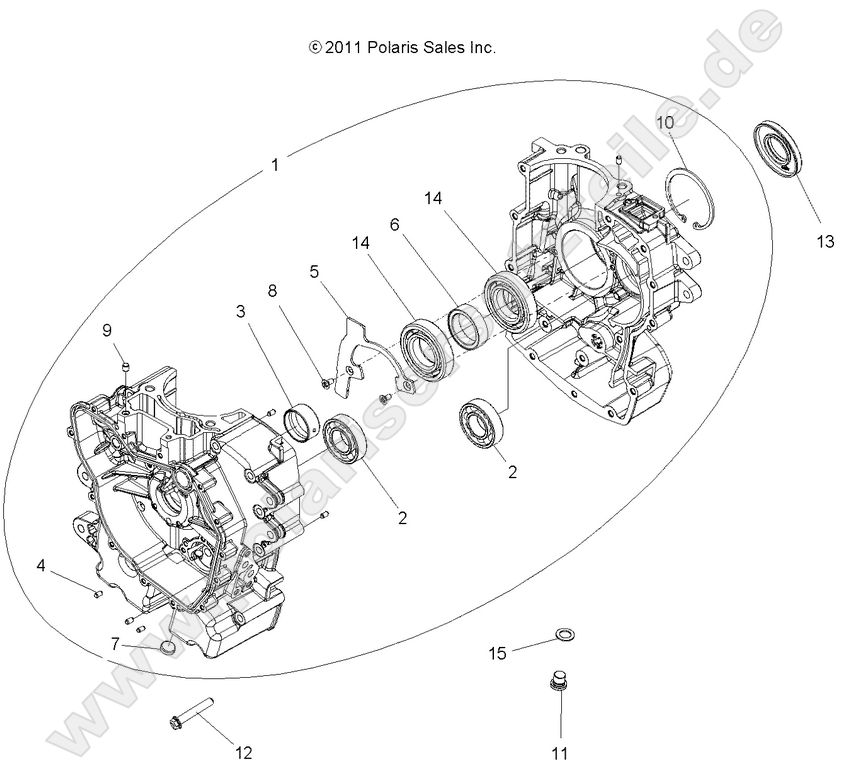 ENGINE, CRANKCASE ENGINE, CRANKCASE