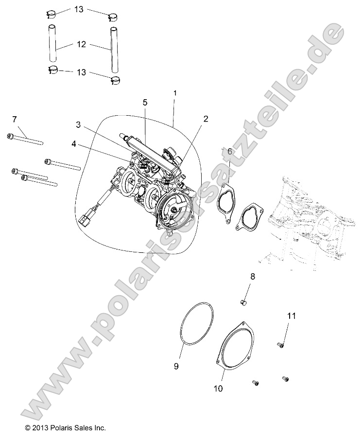 Engine, Throttle Body Engine, Throttle Body