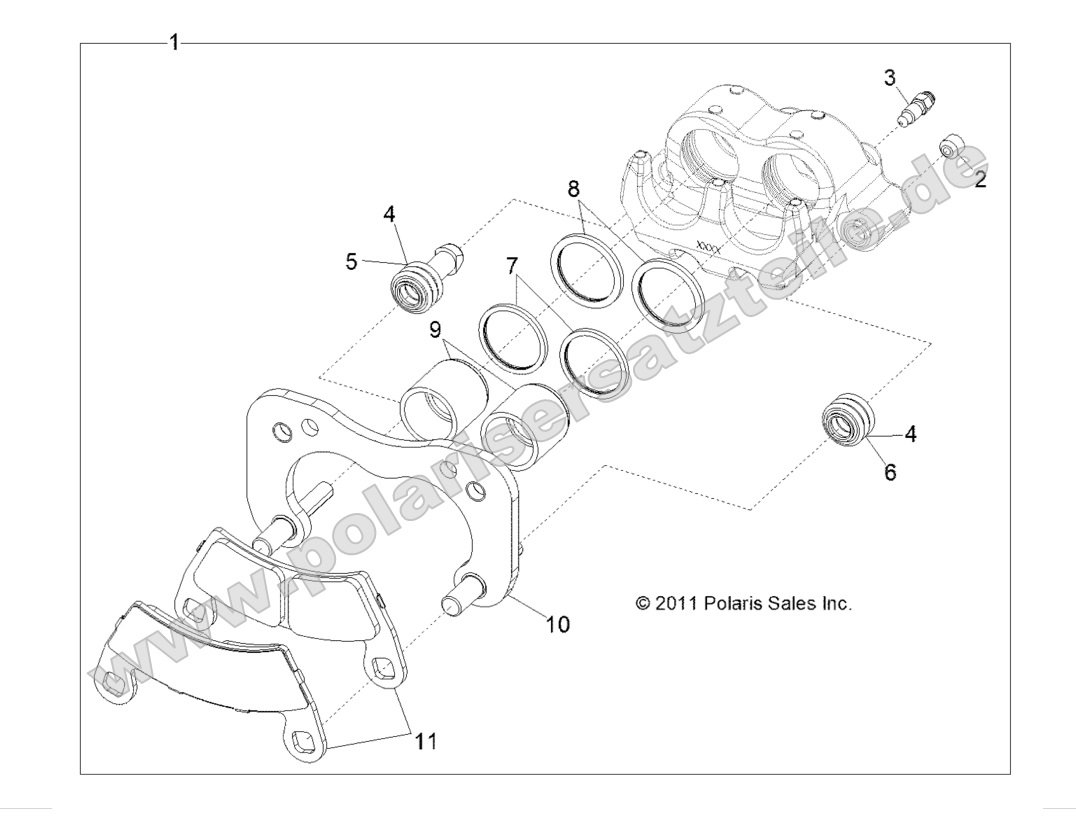 BRAKES, REAR CALIPER BRAKES, REAR CALIPER