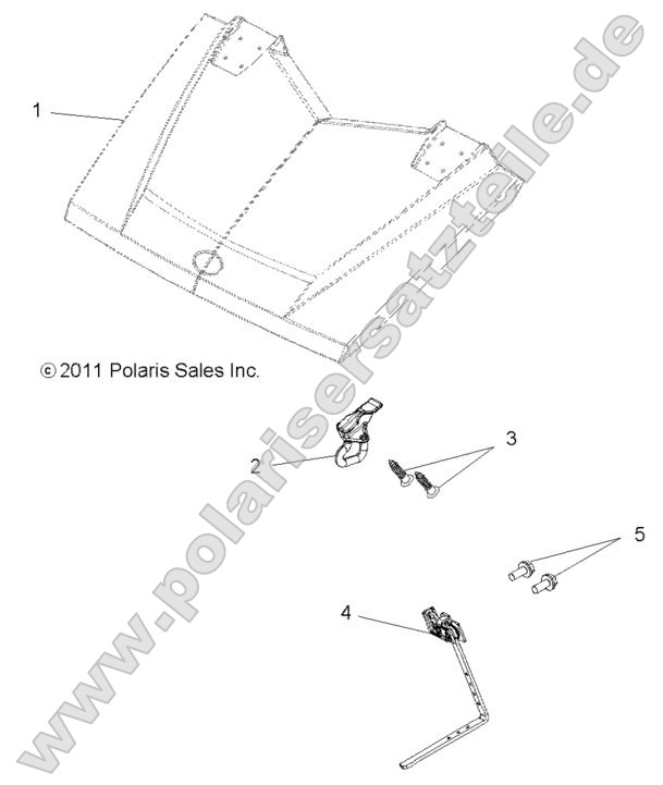 Body, Hood Latch