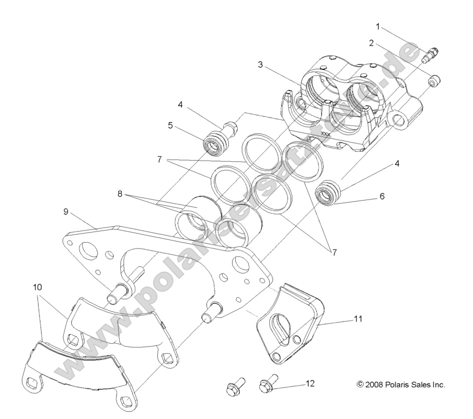 BRAKES, FRONT CALIPER BRAKES, FRONT CALIPER
