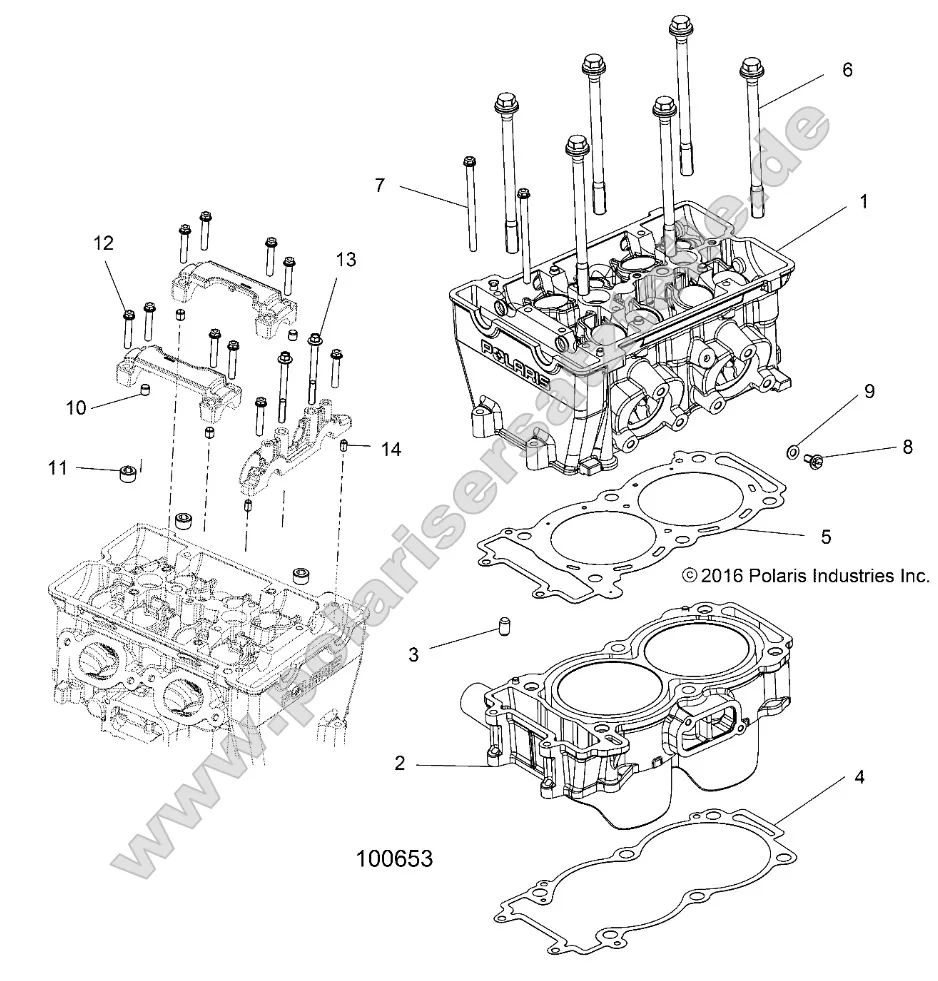 Engine, Cylinder and Head