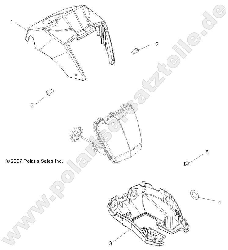 BODY, HEADLIGHT POD BODY, HEADLIGHT POD