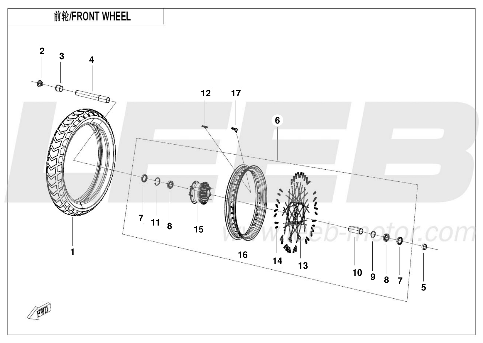 F07-B FRONT WHEEL(EXPLORE EDITION) F07-B FRONT WHEEL(EXPLORE EDITION)