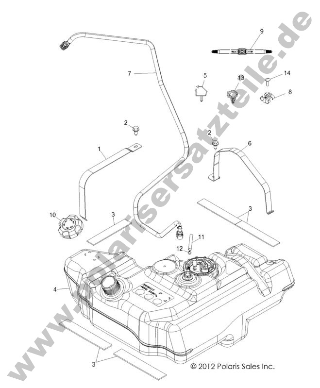 BODY, FUEL TANK BODY, FUEL TANK