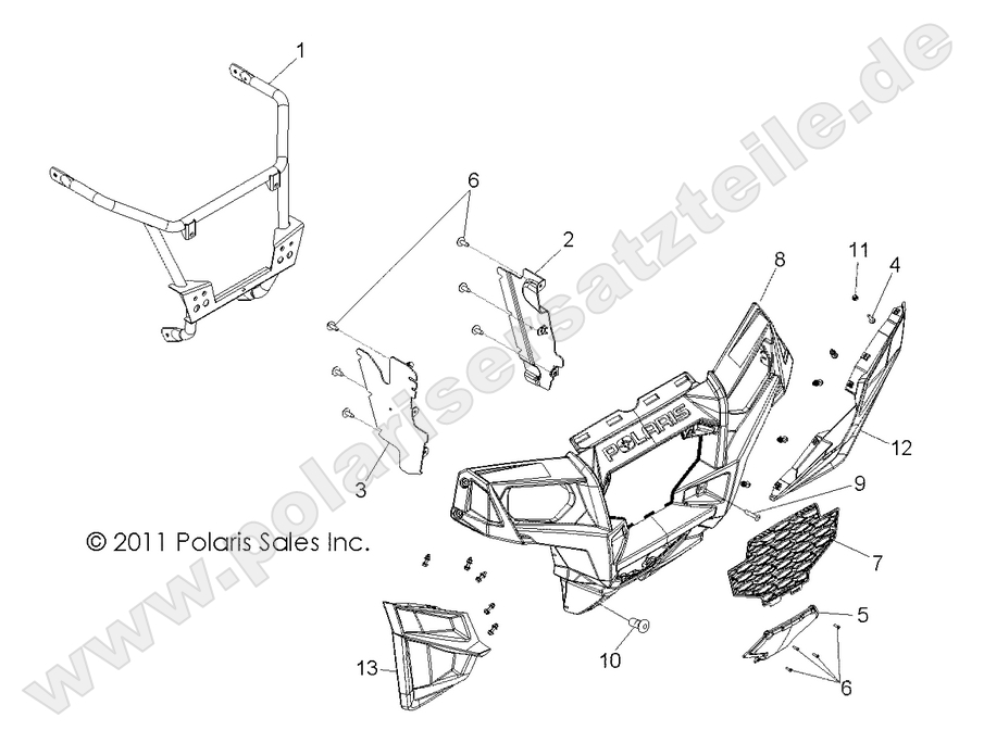 BODY, FRONT BUMPER BODY, FRONT BUMPER