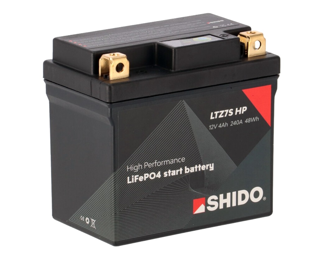 Shido LTZ7S HP Lithium Ionen Batterie 12V LiFePO (YTX7L-BS YTZ7S YTZ6V) Shido LTZ7S HP Lithium Ionen Batterie 12V LiFePO (YTX7L-BS YTZ7S YTZ6V)