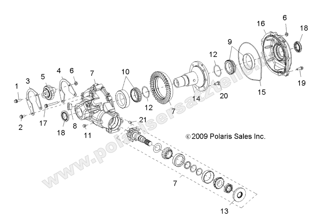drive train gearcase carrier internal components drive train gearcase carrier internal components