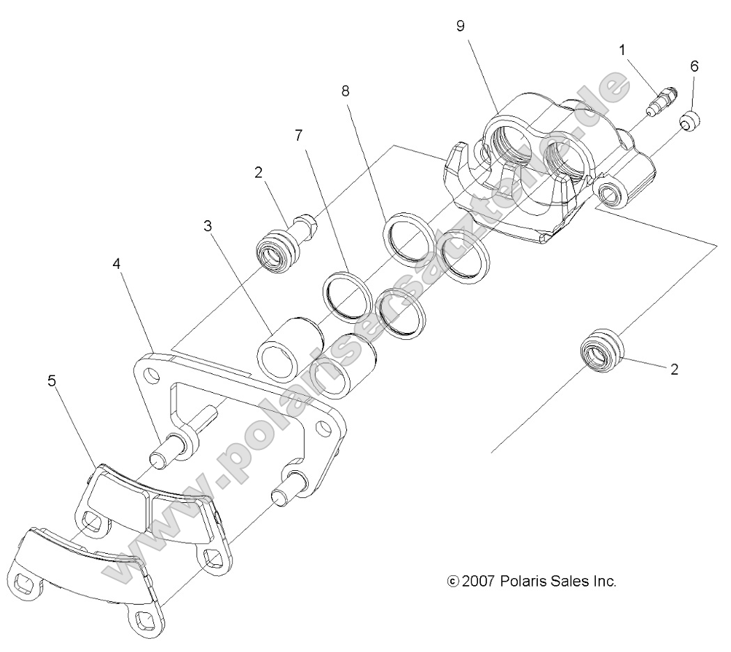 Brakes, Front Caliper Brakes, Front Caliper