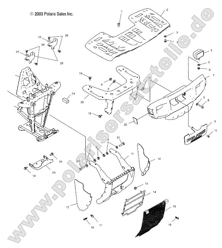 Front Rack and Bumper Mounting Front Rack and Bumper Mounting
