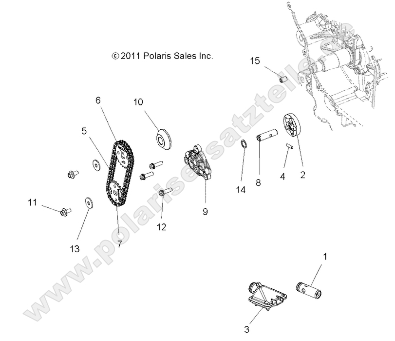 ENGINE, OIL PUMP ENGINE, OIL PUMP