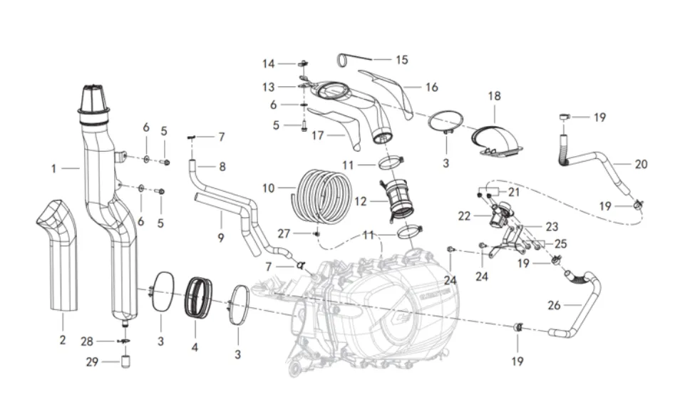 CVT Luftkühlsystem
