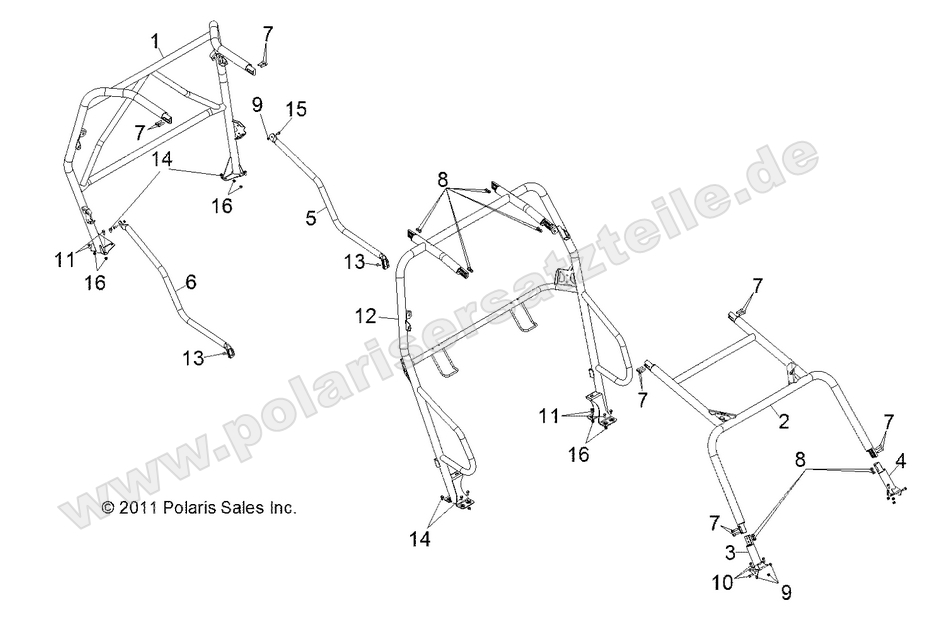 CHASSIS, CAB FRAME and SIDE BARS CHASSIS, CAB FRAME and SIDE BARS