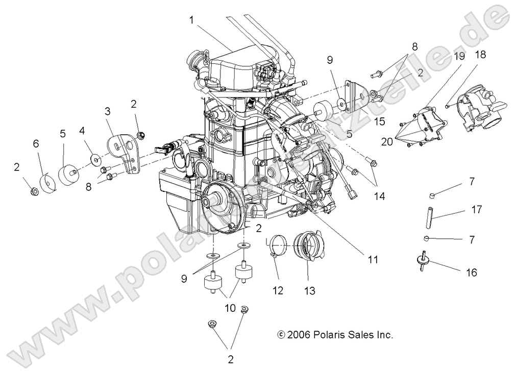 ENGINE, MOUNTING ENGINE, MOUNTING