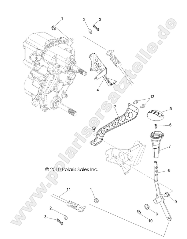 DRIVE TRAIN, GEAR SELECTOR DRIVE TRAIN, GEAR SELECTOR