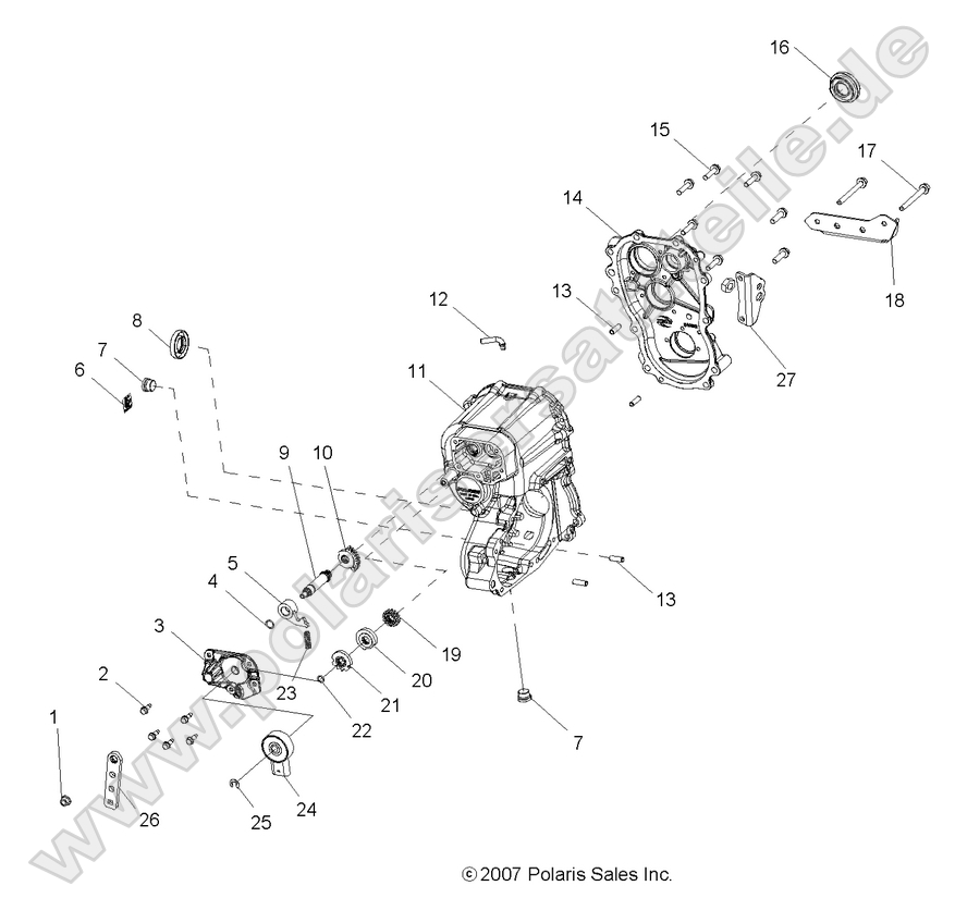 Gearcase, Main Gearcase, Main