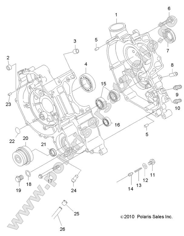 Engine, Crankcase