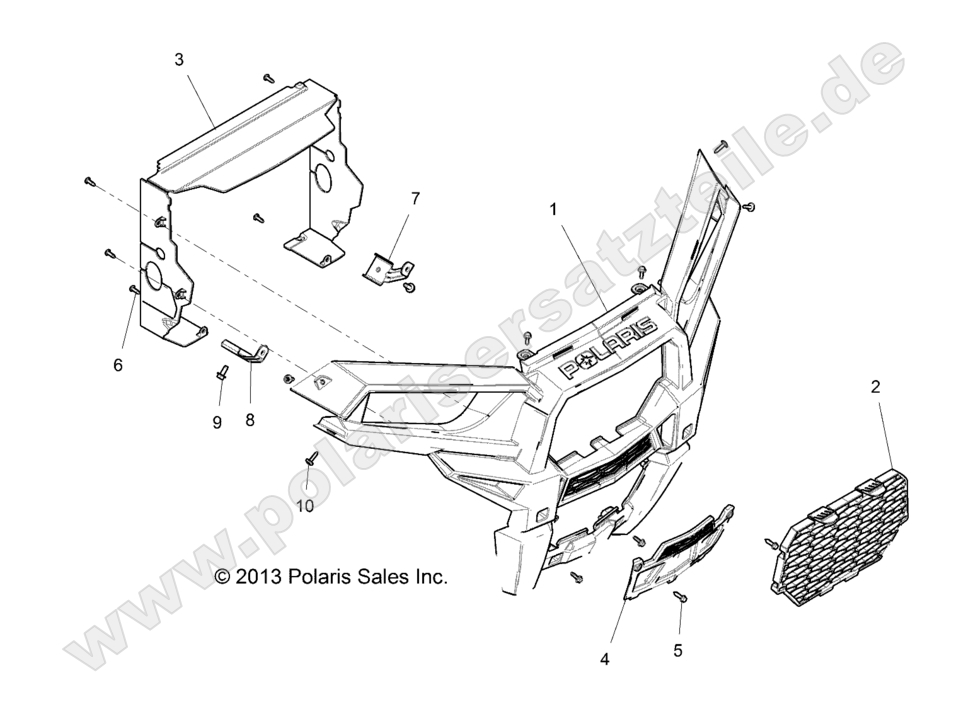 BODY, FRONT BUMPER BODY, FRONT BUMPER