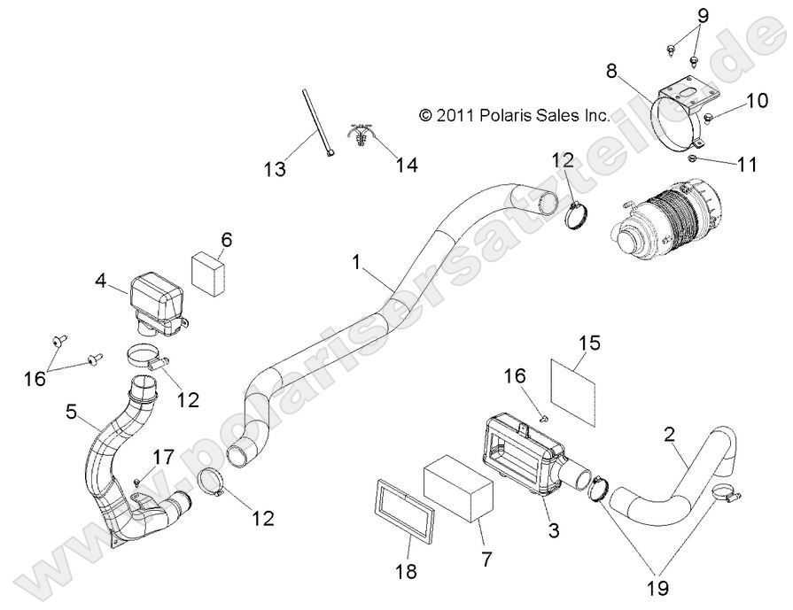 ENGINE, AIR INTAKE