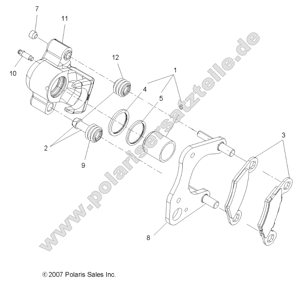Brakes, Front Caliper Brakes, Front Caliper