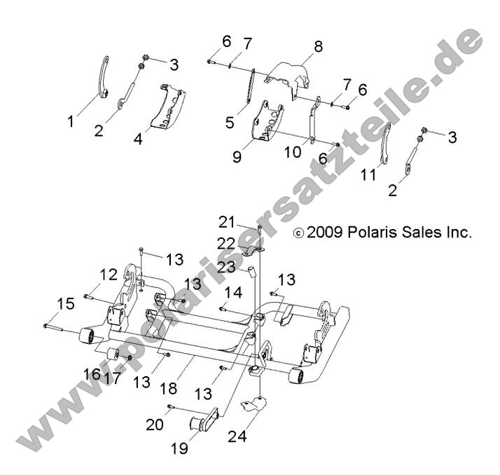 CHASSIS, SWING ARM