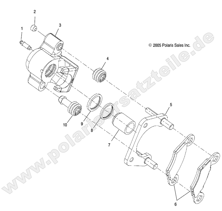 BRAKES, REAR CALIPER BRAKES, REAR CALIPER