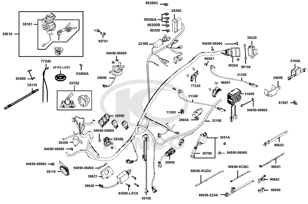 Elektrische Anlage & Schlosssatz Elektrische Anlage & Schlosssatz