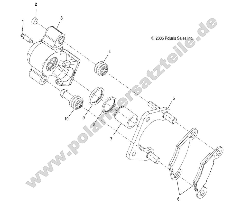 BRAKES, REAR CALIPER BRAKES, REAR CALIPER