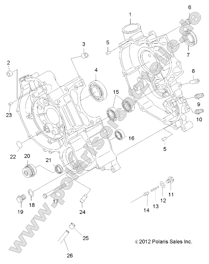 Engine, Crankcase