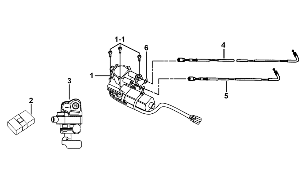 Stellmotor, Schalter & Kontrolleinheit Getriebe vo. Stellmotor, Schalter & Kontrolleinheit Getriebe vo.