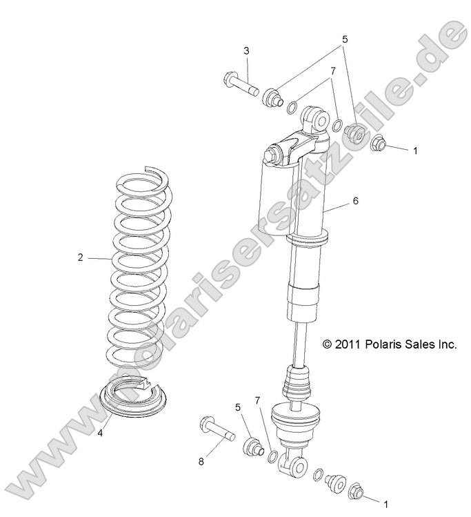 SUSPENSION, FRONT SHOCK MOUNTING SUSPENSION, FRONT SHOCK MOUNTING
