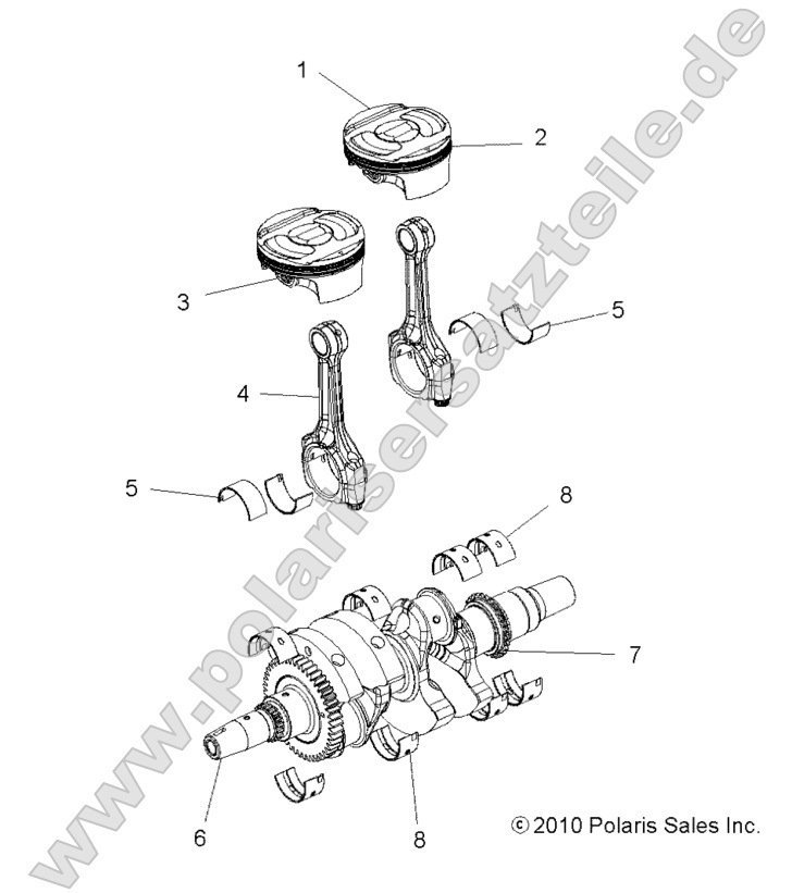 ENGINE, CRANKSHAFT and PISTON ENGINE, CRANKSHAFT and PISTON