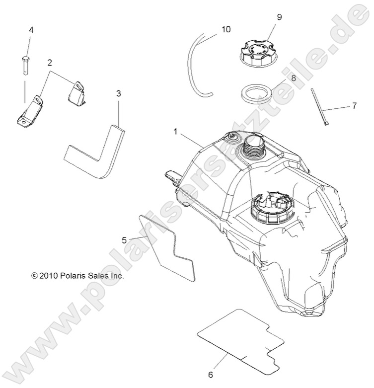 BODY, FUEL TANK ASM.