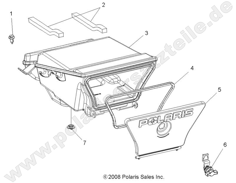 BODY, STORAGE BOX, REAR BODY, STORAGE BOX, REAR